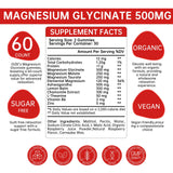 SAYIDON Magnesium Glycinate Gummies 500mg bottle side view