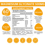 SAYIDON Magnesium Glycinate Gummies 500mg pineapple flavour bottle side view