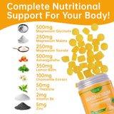 SAYIDON Magnesium Glycinate Gummies 500mg pineapple flavour nutrition facts