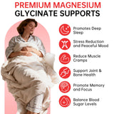 SAYIDON Magnesium Glycinate Gummies 500mg showing two gummies