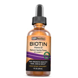 SBR Nutrition Biotin Liquid Supplement 28g front view