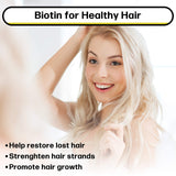 SBR Nutrition Extra Strength Liquid Biotin 1oz with ingredients list