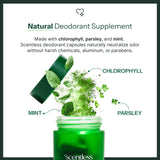 Scentless Full-Body Deodorant Capsules side view