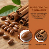 SCEZROB Ceylon Cinnamon Softgels with Organic MCT Oil