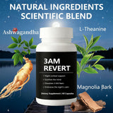 SCEZROB Cortisol 3 AM Revert Supplement Capsules back view