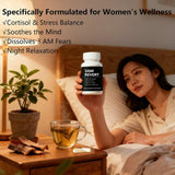 SCEZROB Cortisol 3 AM Revert Supplement Capsules with measuring spoon