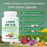SCEZROB Milk Thistle 20-in-1 Liver Support Capsules side view