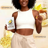 SCEZROB Vitamin D3 & K2 Softgels softgel close-up