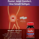 Schiff MegaRed Joint Care Krill Oil Softgel in a hand
