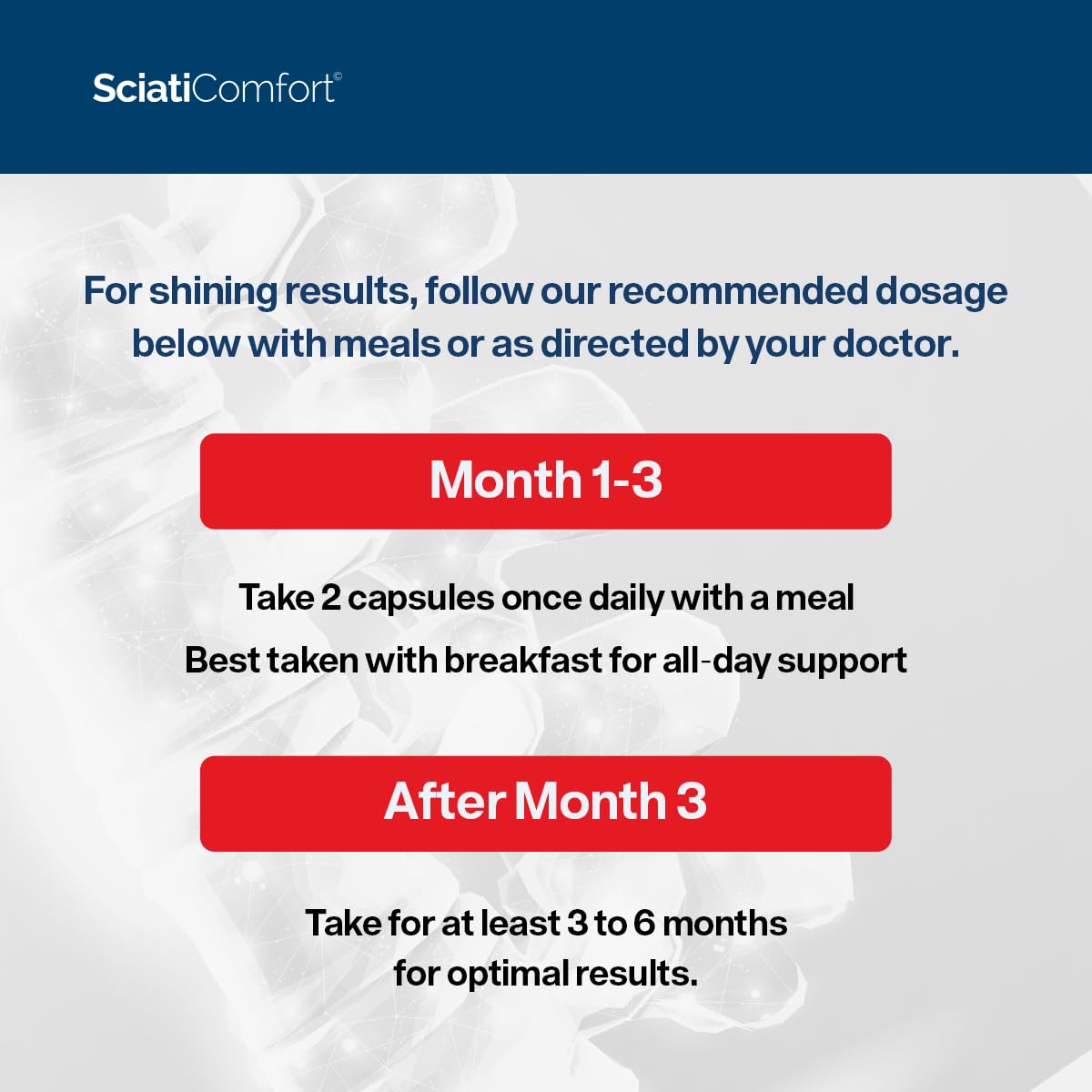 SciatiEase Collagen Supplement bottle with vitamins