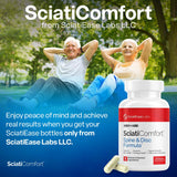SciatiEase Collagen Supplement showing capsule size