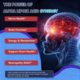Scibalia Alpha Lipoic Acid Liquid Drops with a glass of water