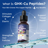Scibalia GHK-Cu Peptides Liquid Drops side view showing dropper
