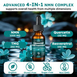Scibalia Liposomal NMN Beta 1000mg Supplement Liquid Drops packaging