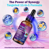 Scibalia R-Alpha Lipoic Acid Liquid Drops 600mg bottle with dropper