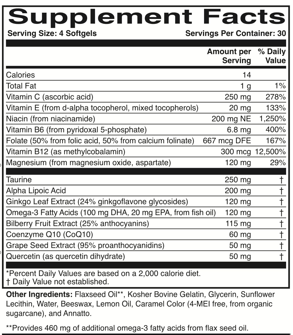 ScienceBased Health Ocular Support Supplement side view