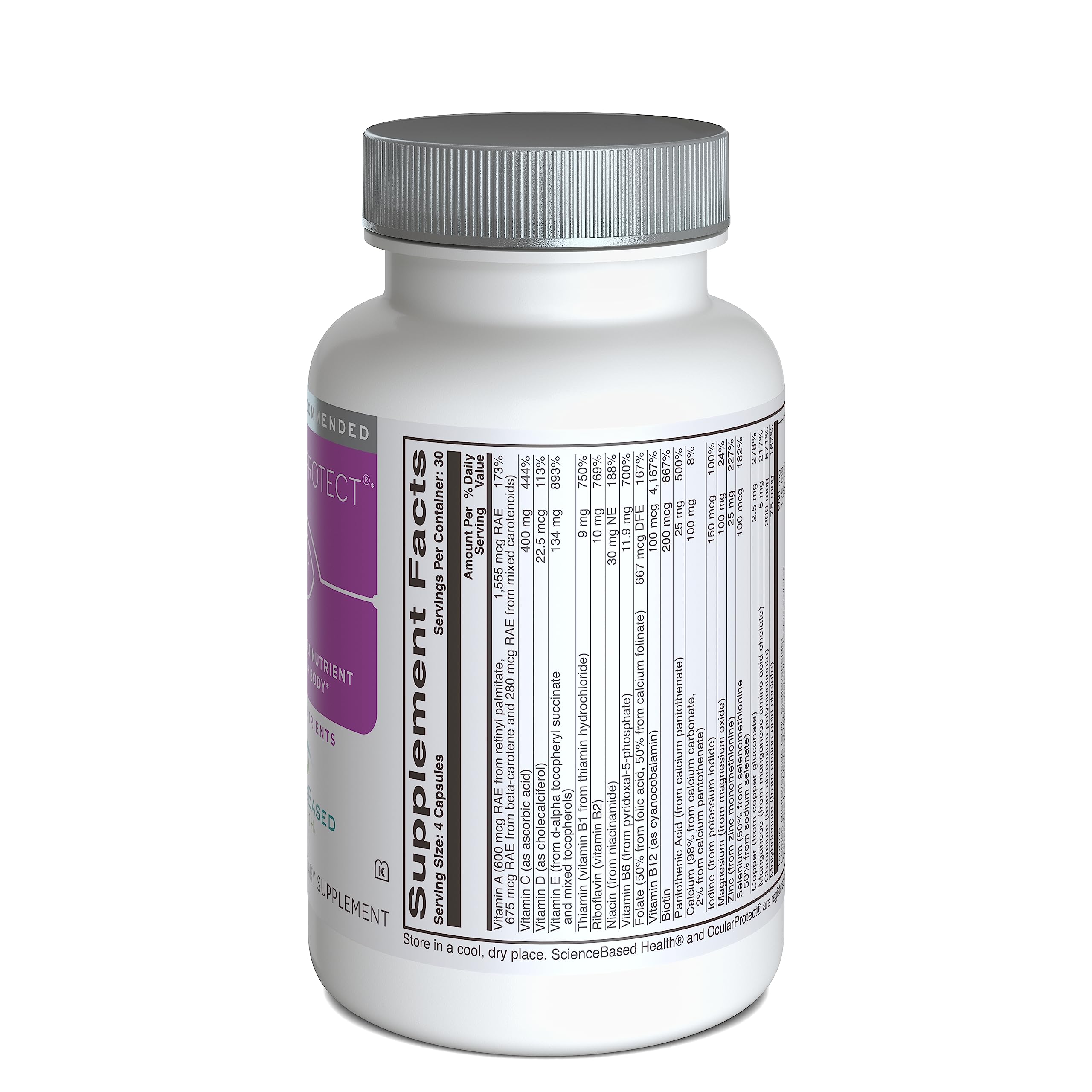 ScienceBased Health Whole Body Multivitamin side view