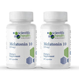 Scientific Health Solutions Melatonin 10mg Sleep Aid front view