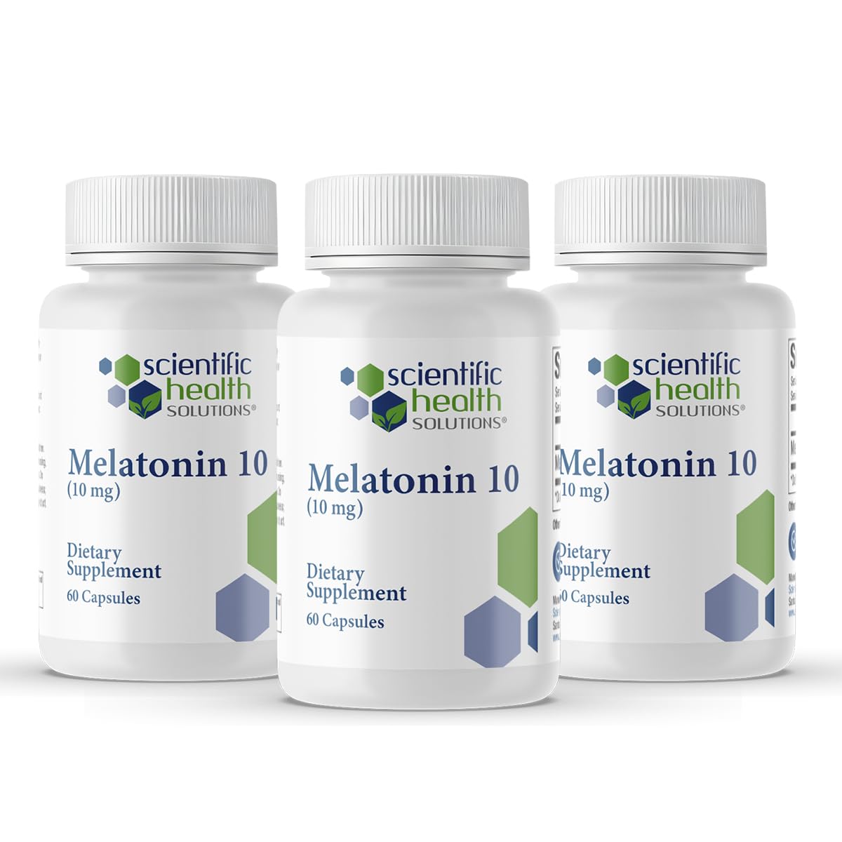 Scientific Health Solutions Melatonin 10mg Sleep Aid front view of packaging