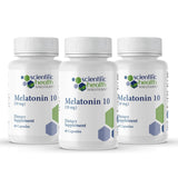 Scientific Health Solutions Melatonin 10mg Sleep Aid front view of packaging