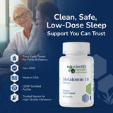 Scientific Health Solutions Melatonin 10mg supplement ingredients