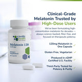 Scientific Health Solutions Melatonin 120mg packaging details