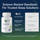 Scientific Health Solutions Melatonin 20mg capsules close-up