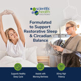 Scientific Health Solutions Melatonin 60mg Sleep Aid capsules close-up