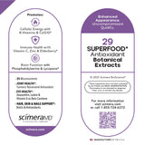 Scimera Bioscience Blended Vitamin & Mineral Supplement bottle back view