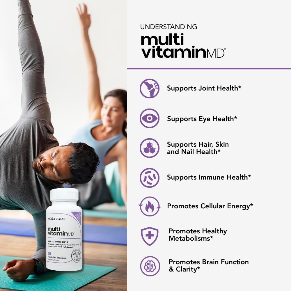 Scimera Bioscience Blended Vitamin & Mineral Supplement nutritional information
