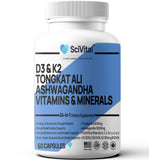SciVital Ashwagandha Supplement 82g front view