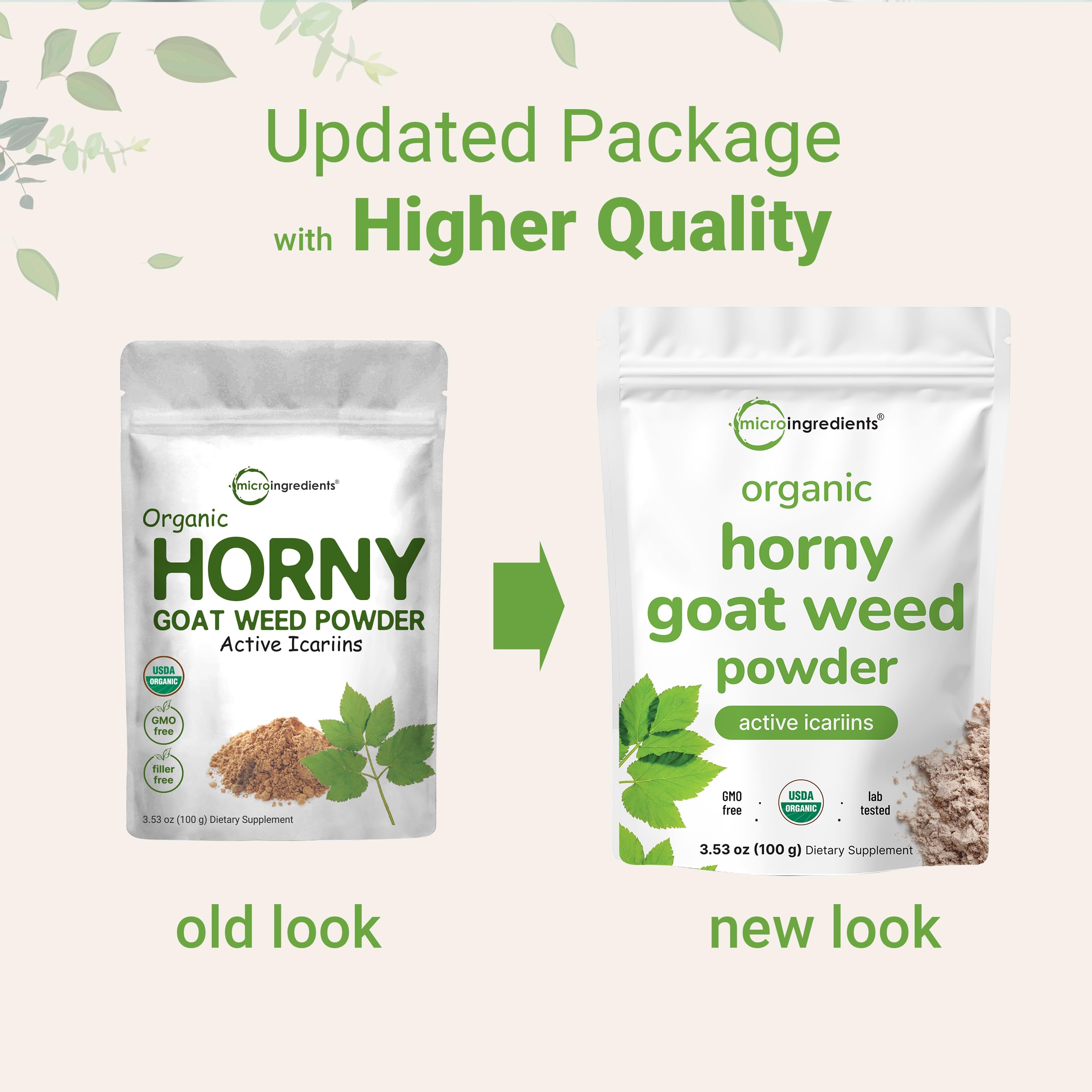 Scoop included with Micro Ingredients Horny Goat Weed Powder