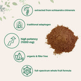 Scoop included with Micro Ingredients Organic Schisandra Berry Powder
