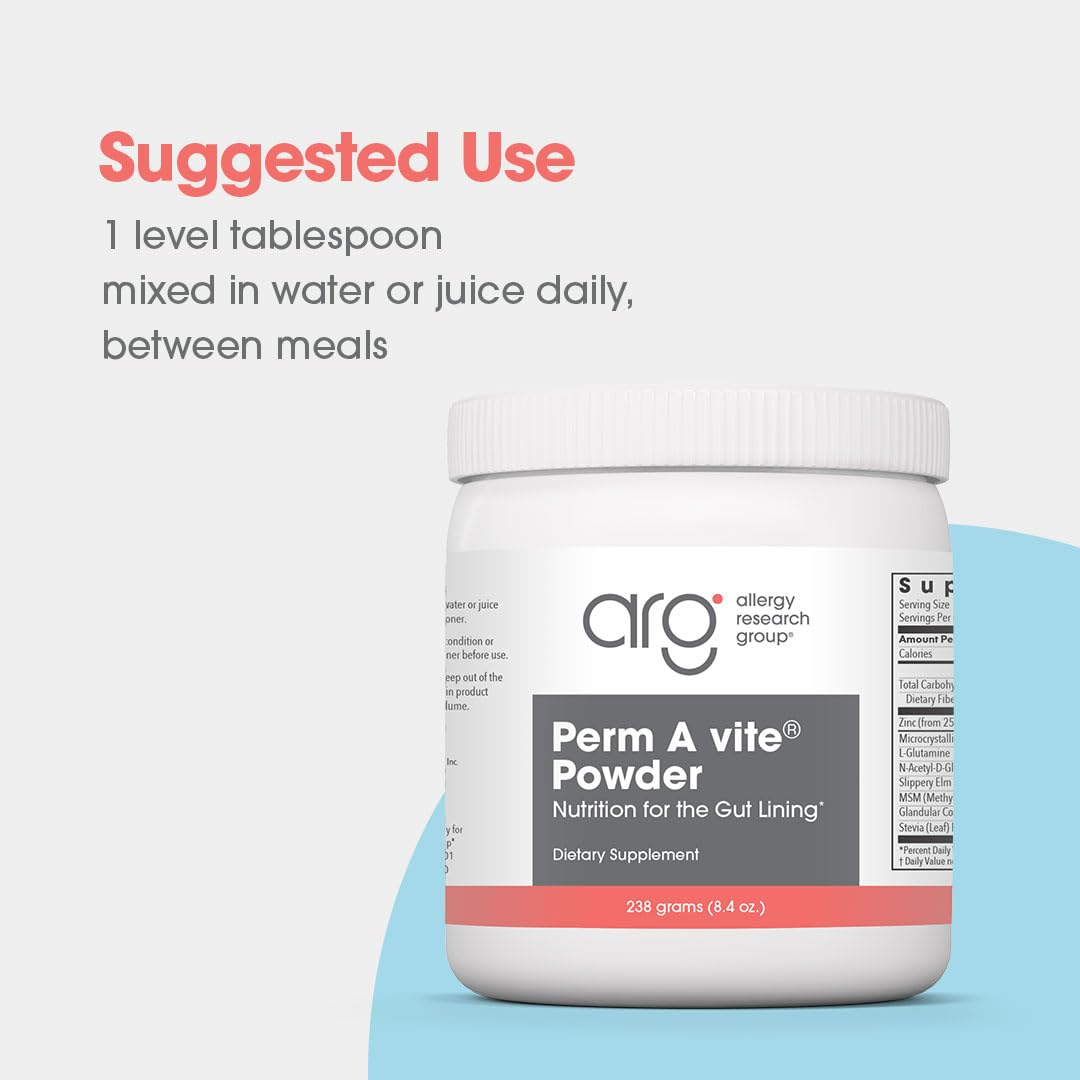 Scoop of Allergy Research Group L-Glutamine Powder