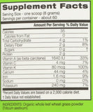 Scoop of Amazing Grass Organic Wheat Grass powder