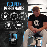 Scoop of Animal Creatine Monohydrate Powder on a table