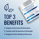 Scoop of Approved Science Creatine Monohydrate Powder
