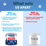 Scoop of Artullano L-Lysine Powder for Cats