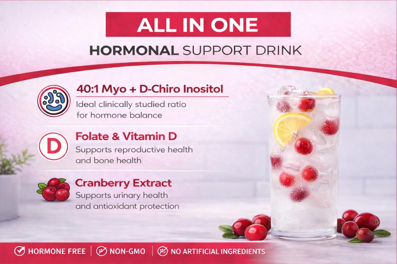 Scoop of BallBuff Myo-Inositol & D-Chiro Inositol Powder