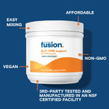 Scoop of Bariatric Fusion Fiber Mix powder on a spoon