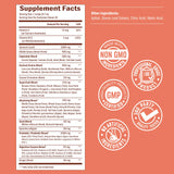Scoop of BioSchwartz Greens Superfood Powder showing green powder