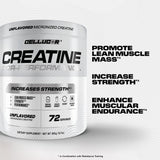 Scoop of Cellucor COR-Performance Creatine powder on a table