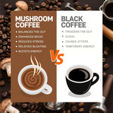 Scoop of CHATTER PAWS Organic Mushroom Coffee in a cup