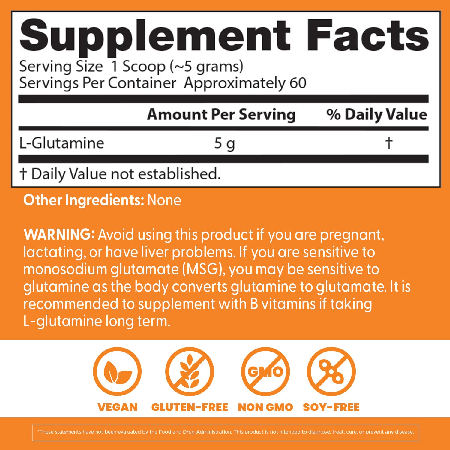 Scoop of Doctor's BEST L-Glutamine Powder