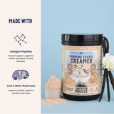 Scoop of Earth Fed Muscle Morning Charge Vanilla Coffee Creamer