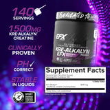 Scoop of EFX Sports Kre Alkalyn EFX Creatine powder