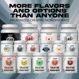Scoop of Ekkovision Creatine Monohydrate powder