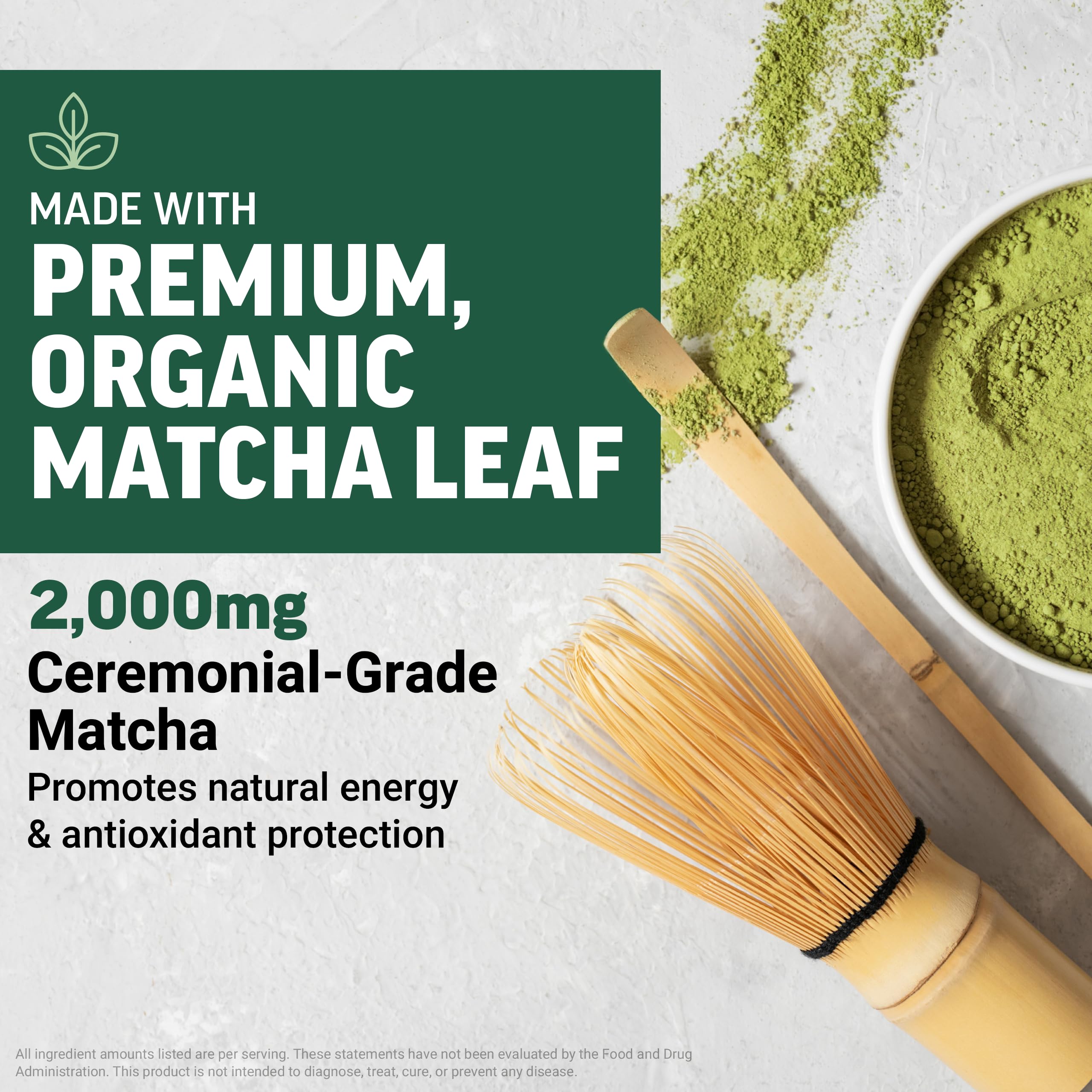 Scoop of Force Factor Mighty Matcha Powder