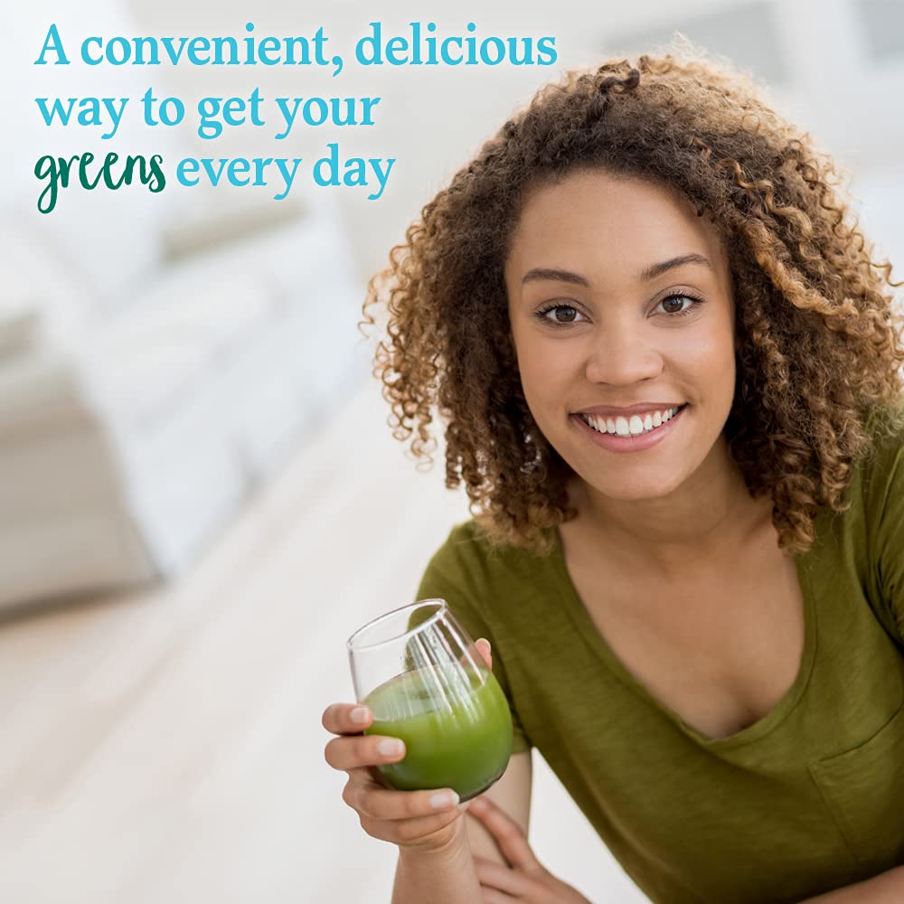 Scoop of Garden of Life Perfect Food Superfood Greens Powder