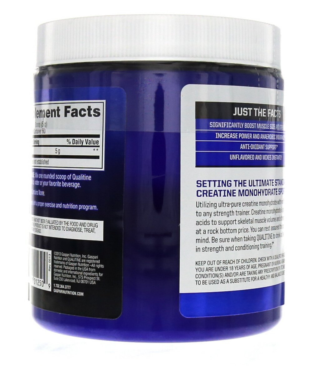 Scoop of Gaspari Nutrition Creatine Monohydrate powder